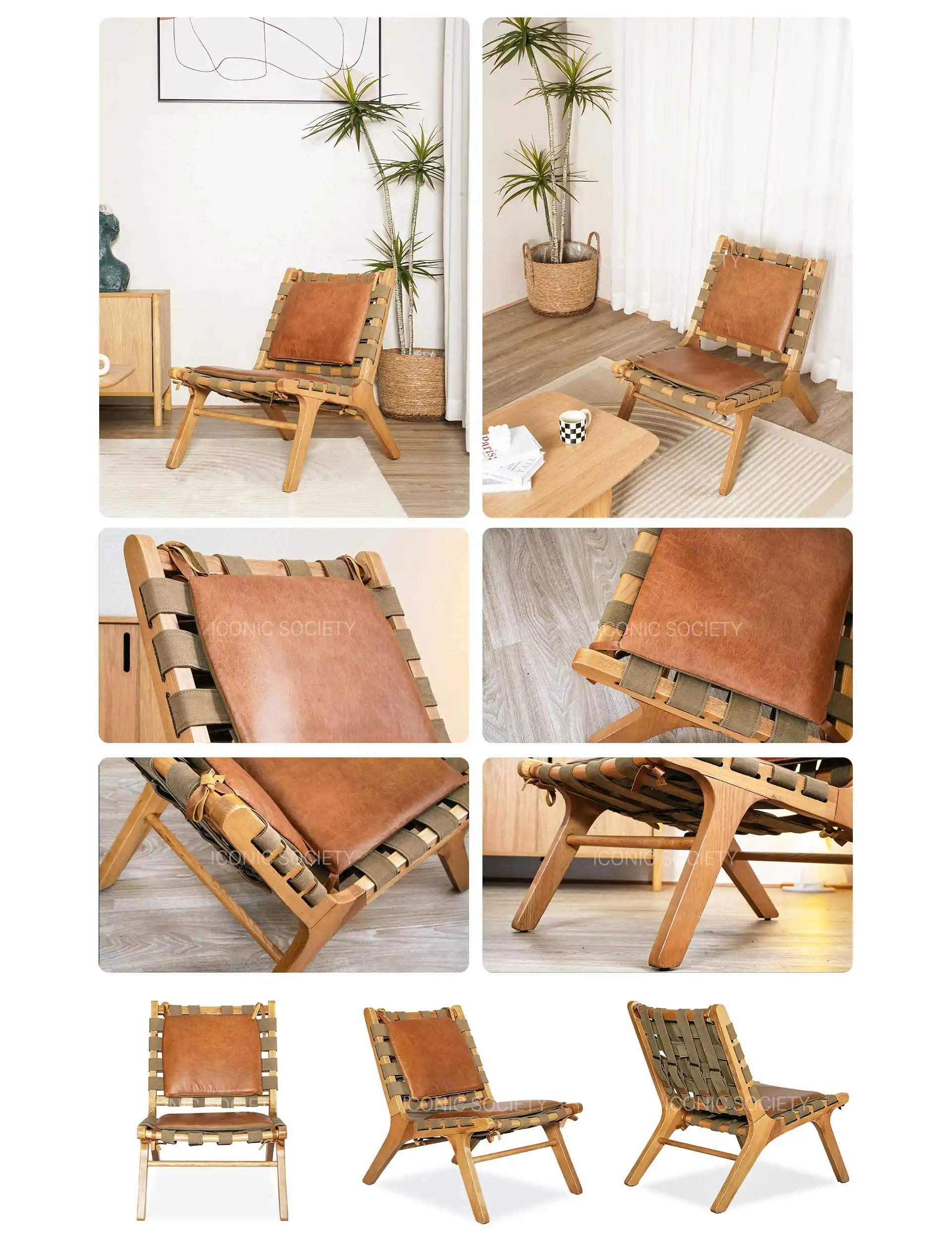 leather and wood chairs-PC