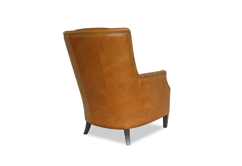 Luxury Vintage Leather club accent armchair -light brown-VINCENT  -Iconic Society Furniture轮播7 - 副本