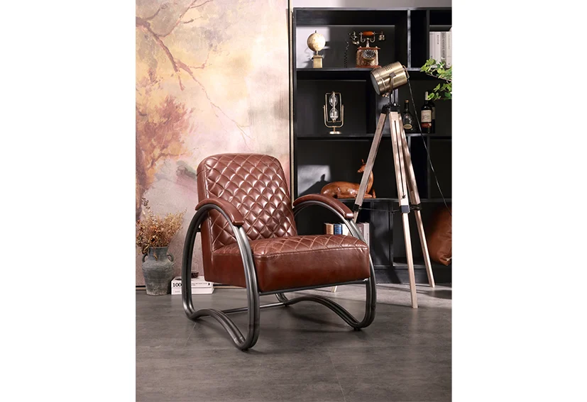 leather sofa manufacturer-Dark Brown-ROLLS COGNA -Iconic Society 3