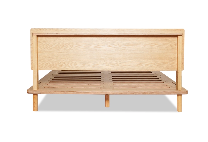 wood bed frame-1