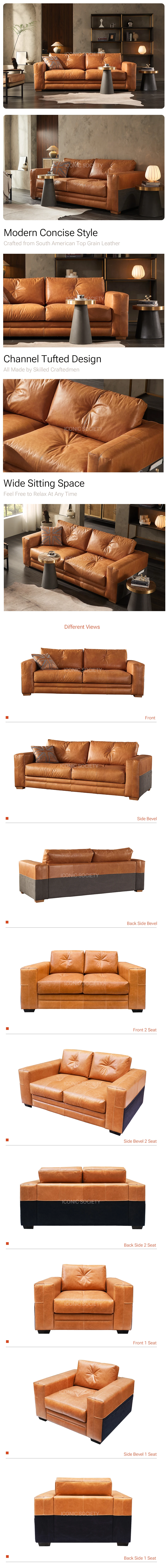 Living Room-Leather-Sofa-YD