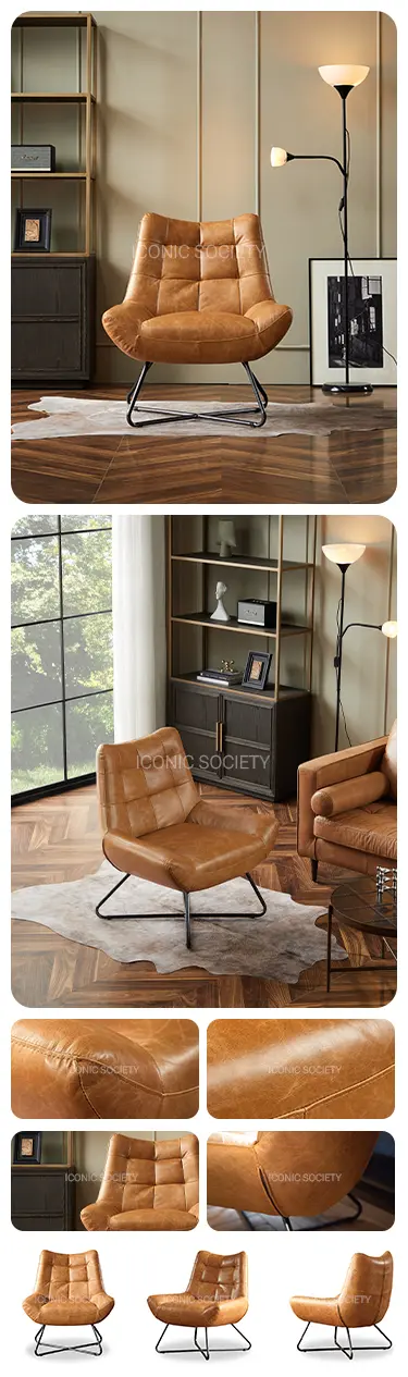 Top_Grain_Leather_Metal__Lounge_Chair_-Cognac-POLANCO_-Iconic_Society_24-sofa supplier