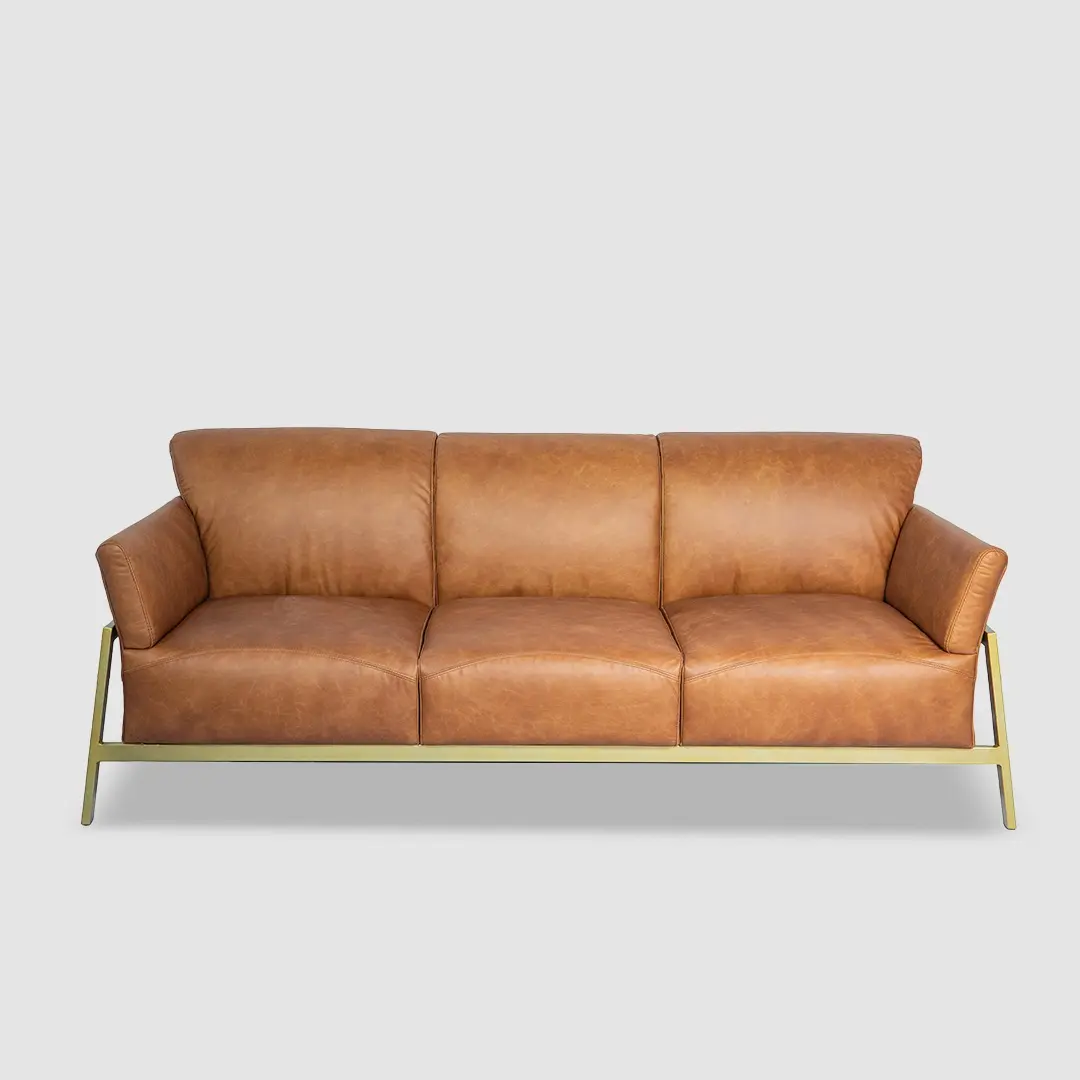 fine_leather_furniture_manufacturers-_Tan_Leather_3_Seat_Sofa-Brown-NEGRONI_-Iconic_Society-50159-3-sofa supplier