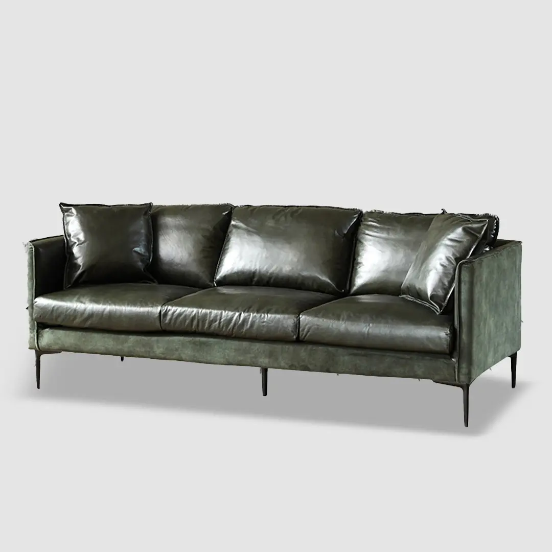 leather_sofa_factories-5228B-Venetian_green-sofa supplier