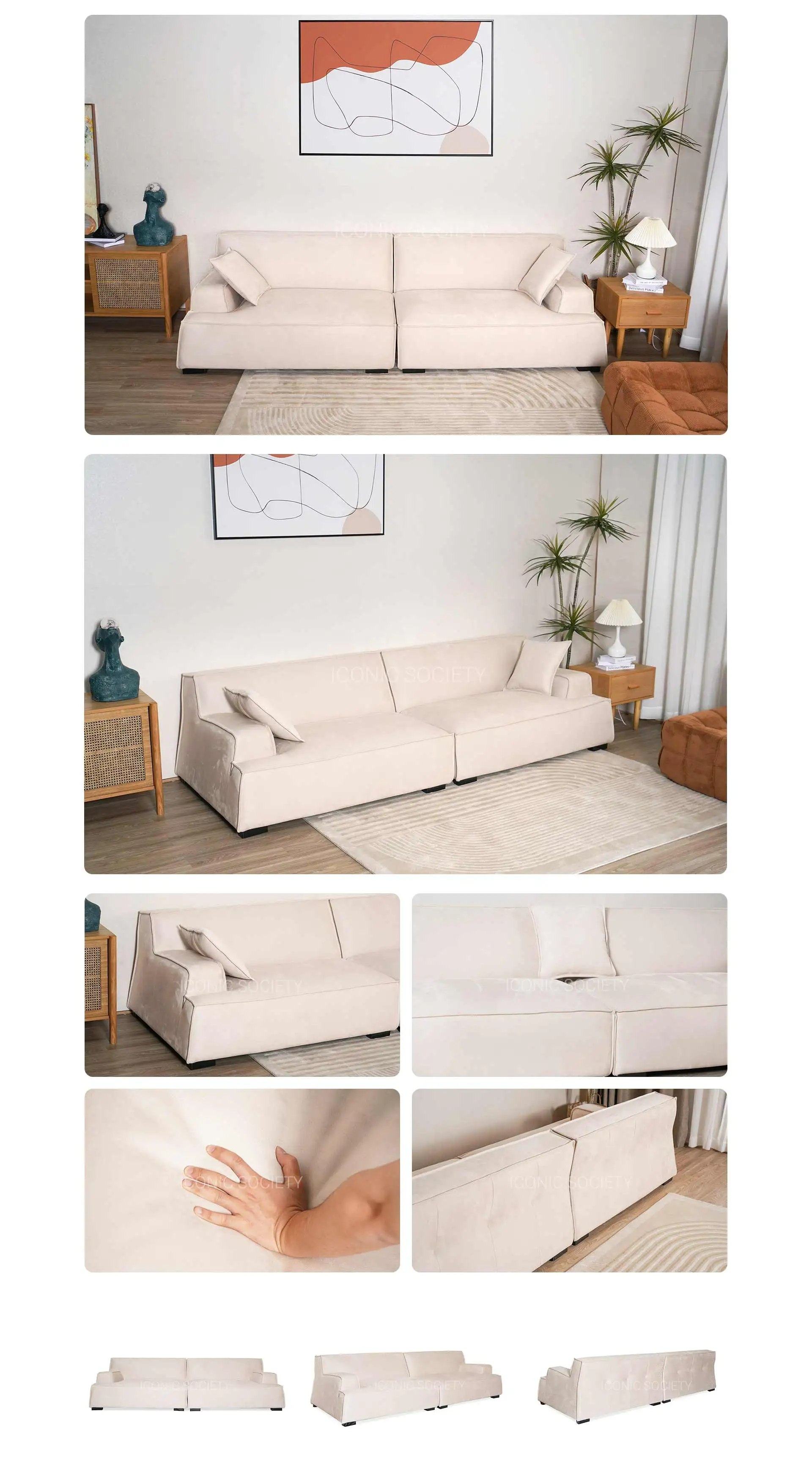 fabric sectional sofa-PC1