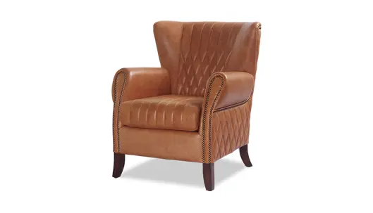 vintage_genuine_leather_accent_chair_-sofa supplier