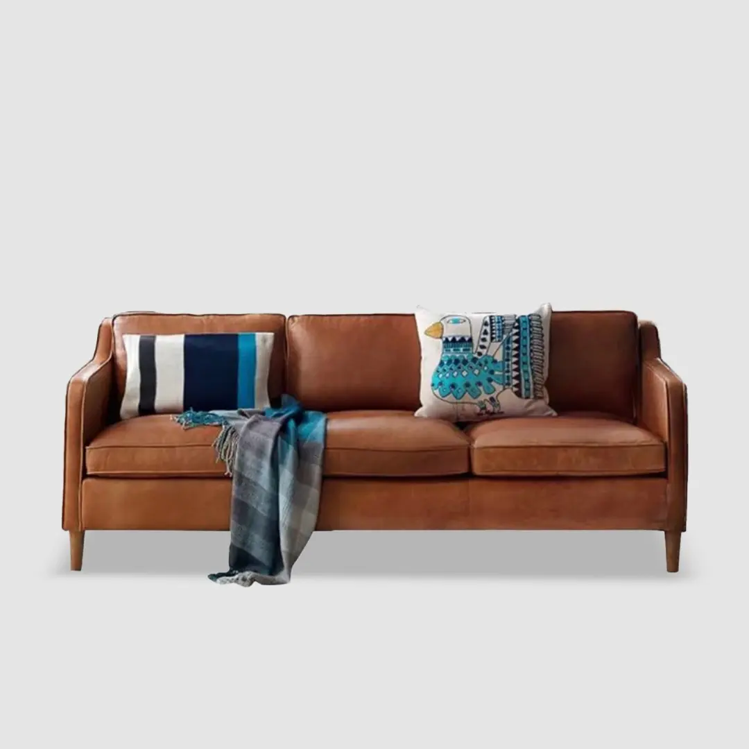 fine_leather_furniture_manufacturers-_Tan_Leather_3_Seat_Sofa-Brown-NEGRONI_-Iconic_Society-50170-3-sofa supplier