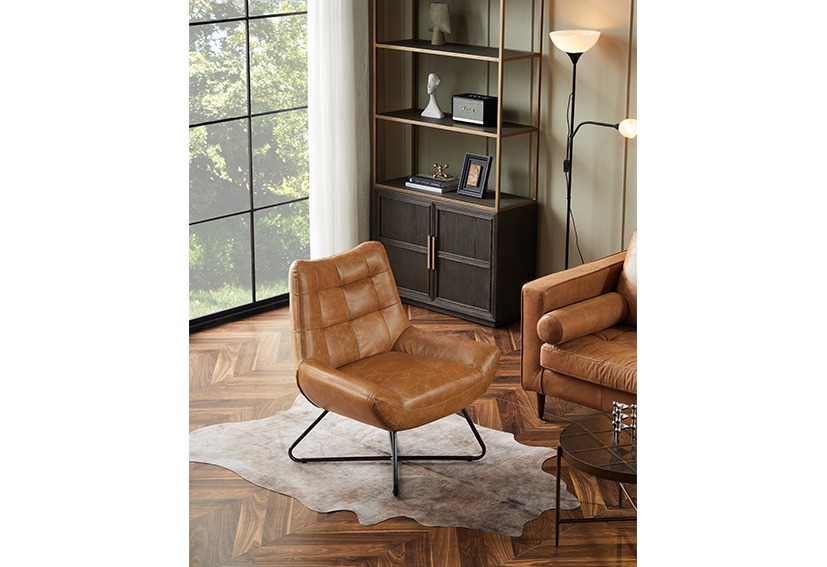 leather sofa factory outlet-Cognac-POLANCO -Iconic Society 4