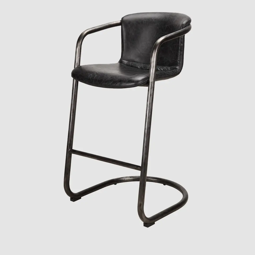 Industrial__Metal_and_Leather_Dining_Chairs_manufacturers--Brown-GRAPHITE_FRAME_-_Iconic_Society_27209_Antique_Ebony_2_-H-sofa supplier