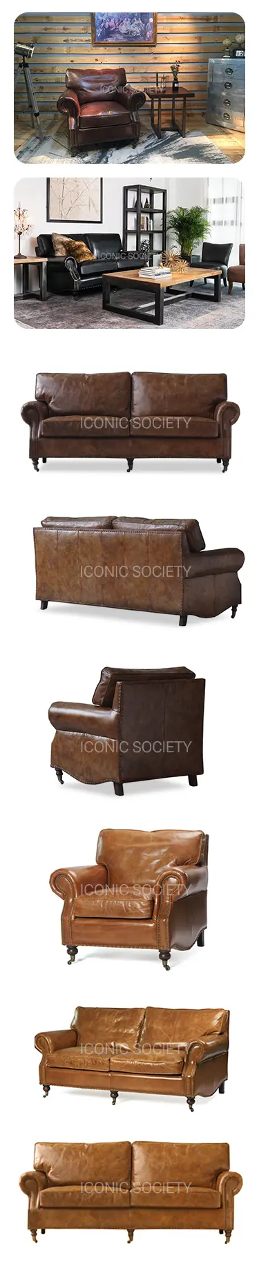 vintage_leather_sofa-YD-sofa supplier