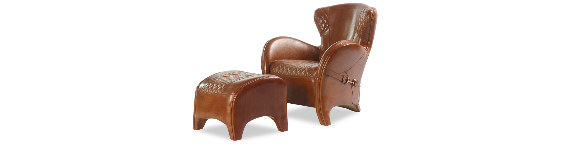 Vintage Luxury Saddle leather chair-Banner