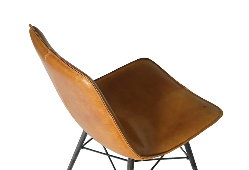 Modern comfy leather chairs-8