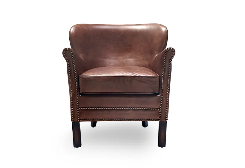 PROFESSOR'S LEATHER Club Chair -MR BROWNSTONE. -Iconic Society 2