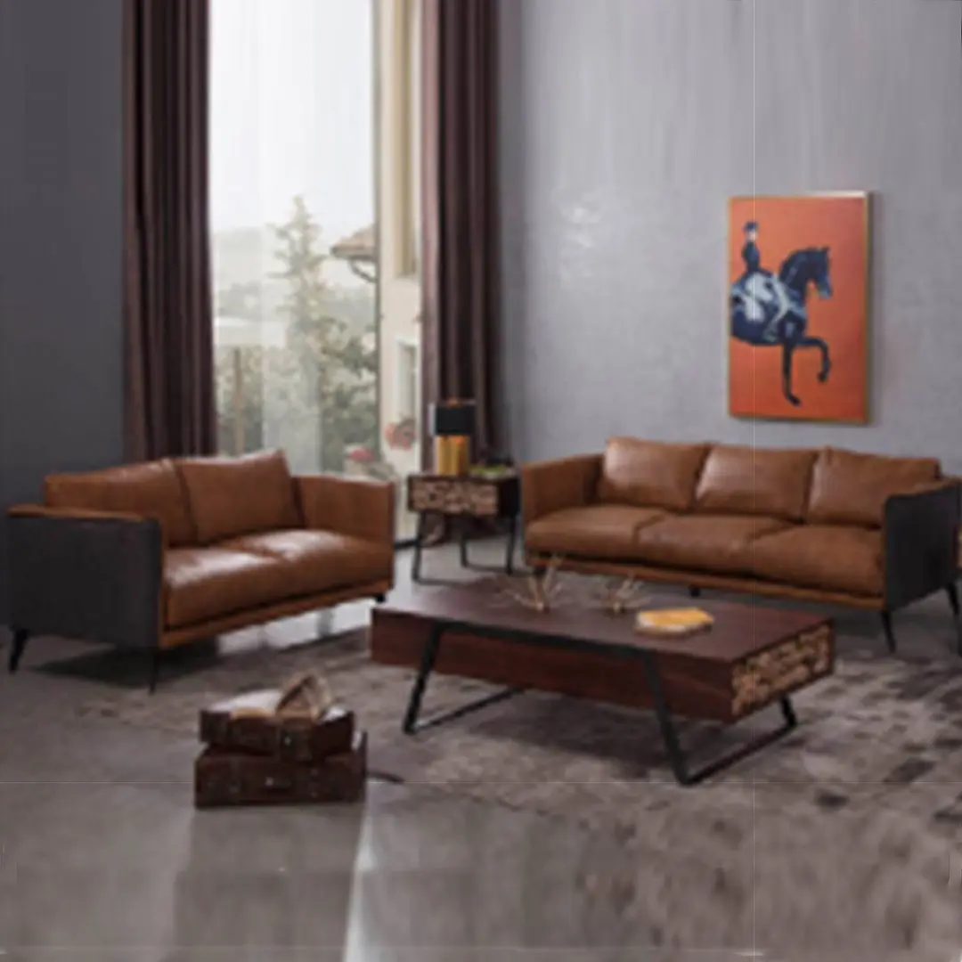 genuine_leather_sofa_manufacturers-_Tan_Leather_3_Seat_Sofa-Brown-NEGRONI_-Iconic_Society-5228B-3-room-sofa supplier