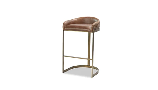 leather furniture manufacturers-genuine leather counter stools