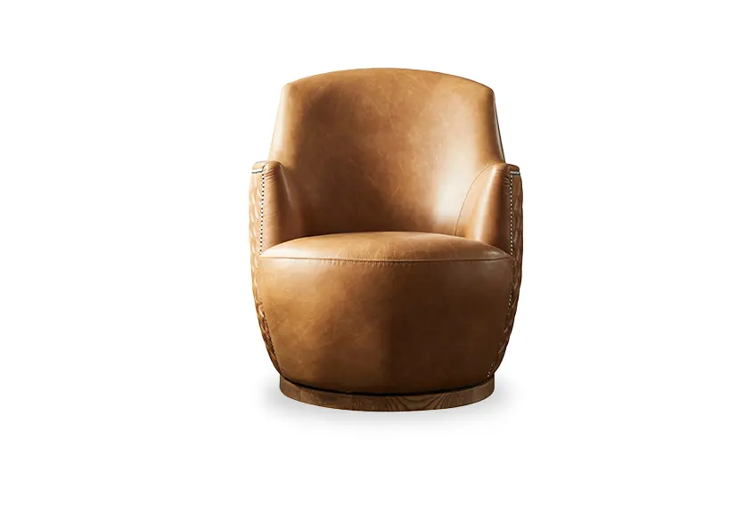 Leather_Upholstered_Barrel_Swivel_Chair-Cognac-ALRIGHT_NOW_-Iconic_Society_2-sofa supplier