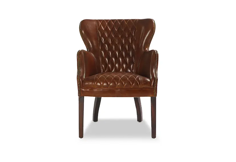 English_Button_Tufted_Wingchair_-_Dark_Brown-JAGGER_-Iconic_Society_3-sofa supplier