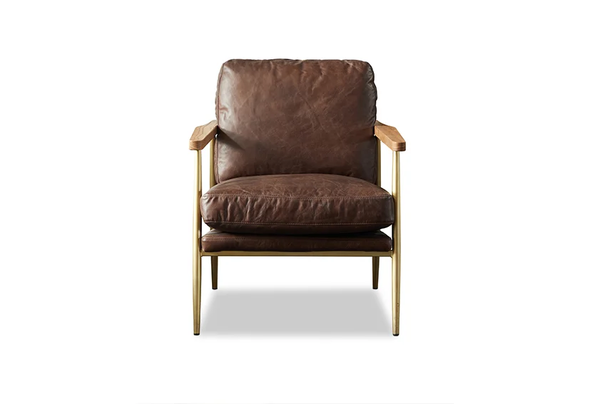 leather accent chair modern 4